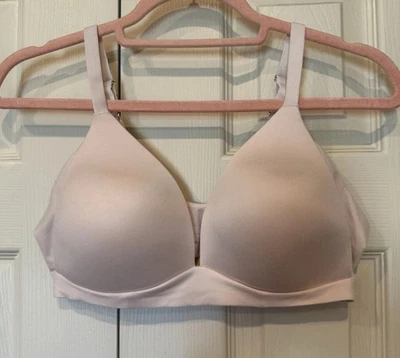 AERIE Sunnie Wireless Adjustable Straps Light Pink Women’s Bra Size 36D - Image 1 of 4