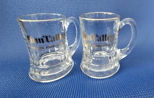 Vintage Pair Of Sun Valley Golden Anniversary Glass Stein Mug Sun Valley Idaho. - Picture 1 of 5