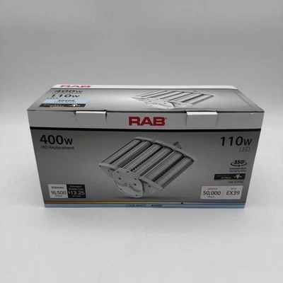 NEW HID-110-H-EX39-840-BYP-SB-G2 400W HID Replacement 110W LED - Image 1 of 4