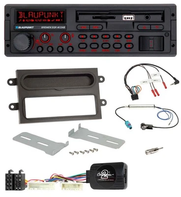 Blaupunkt SD Lenkrad USB Bluetooth DAB Autoradio für Renault Twingo ab 2015 grau - Bild 1 von 4