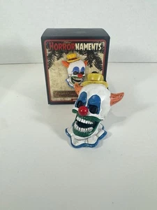 HORRORNAMENTS HALLOWEEN SKULL CLOWN COLLECTIBLE ORNAMENT - Picture 1 of 12