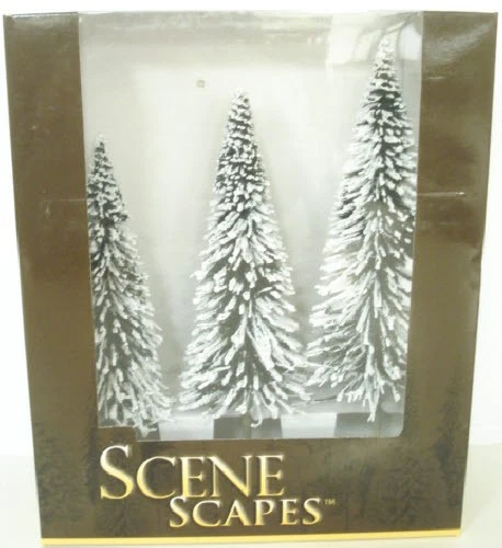 Bachmann 32202 Scene Scapes 8"-10" Pine Trees with Snow  (Set of 3) - Image 1 of 1