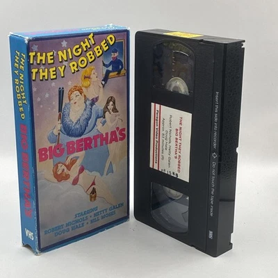 The Night They Robbed Big Bertha's (VHS, 1975) Rare Comedy Brand New Sealed — 第 1/2 张图片