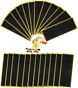 24 Pezzi Nastro Impugnatura Schiuma Fingerboard Antiscivolo Skateboard Grip Tape Adesivi - Foto 1 di 6