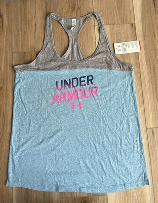 NWT Under Armour Racerback Charged Cotton Tank Top - Size XL - Image 1 of 4