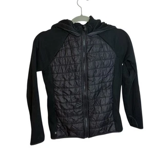 Athleta Girl Black Puffer Active Jacket Girl's Size 12 - Picture 1 of 6
