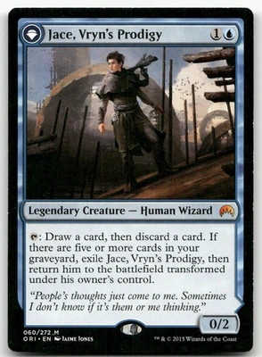 Jace, Vryn's Prodigy #60 (LP) Magic Origins ORI Magic MTG - Image 1 of 2