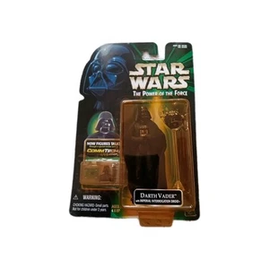 Star Wars Power of the Force Darth Vader Comm Tech Actionfigur MOC - Bild 1 von 1