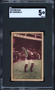 1952 Berk Ross Roy Campanella SGC 5 CENTERED UNICORN CARD - Picture 1 of 2