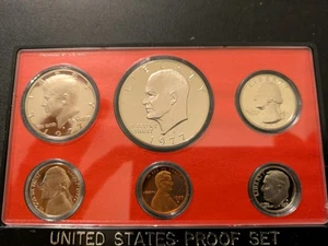 1977 Proof Set US Mint 6 Kursmünzensätze, ohne Originalkarton - Bild 1 von 6