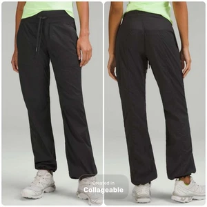 Pantalón largo Lululemon Dance Studio tiro medio talla 8 gris grafito W5ENOR - Imagen 1 de 6