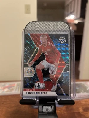 Kasper Dolberg 2021 Panini Mosaic UEFA Euro Genesis Prizm #39 - Image 1 of 2