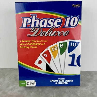 New Phase 10 Deluxe Game Rummy Like Card Game 9420 Fundex Sealed 2008 - Image 1 of 4