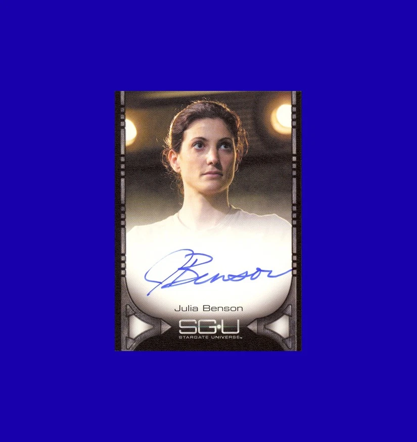 Julia Benson as Vanessa James 2010 Stargate Universe Season 1 Autograph AUTO #11 - Image 1 of 1
