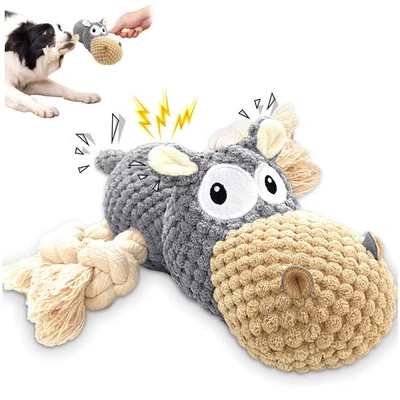 Peluche per Cani Gioco Cane Interattivo Squeak con Carta Crespa Giochi per Cani - Immagine 1 di 4