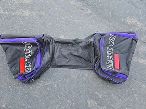 Vintage Arctic Cat Snowmobile Saddlebags Storage ZR ZRT ZL - Picture 1 of 4
