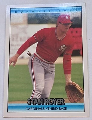 1992 Donruss Stan Royer St. Louis Cardinals #602 - Image 1 of 2