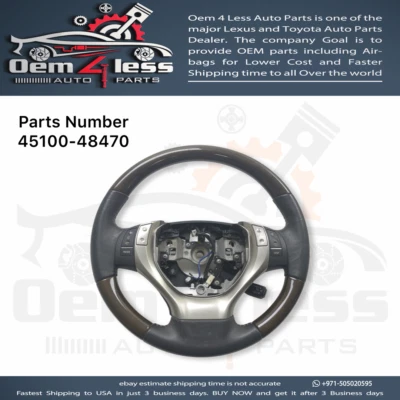 Volante Lexus ES 300h 2013, 2014, 2015 OEM 45100-48470 Foto 1 de 4