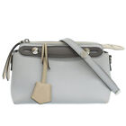 Fendi By The Way Small 2Way Mini Shoulder Bag Leather Light Blue Ladies 3749644