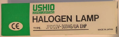 USHIO EHP 120V-300W Lamp JPD120V-300WG/UA EHP - Image 1 of 3
