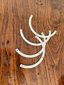 Aeronca Champ  BOOT-Control Stick Socket Hold Downs, Aluminum 4 Pieces, Style #2 - Picture 1 of 1