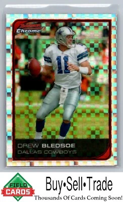 2006 Bowman Chrome 188 Drew BledsoemXfractor /250 - Image 1 of 2