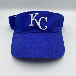 Kansas City Royals MLB Adjustable Visor Hat Cap Blue - Picture 1 of 6