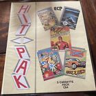 Commodore 64 Cassette Games "hit Pak" 5 Cassette Folder C64 Read Description