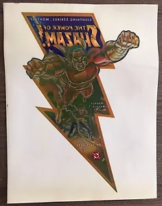 DC The Power of SHAZAM! Calcomanía grande ventana promocional rara NUEVA - Imagen 1 de 1