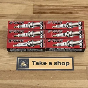 HKS 50003-M45iL set of 6 Super Fire Racing Plug Long Reach type New from Japan - Picture 1 of 8