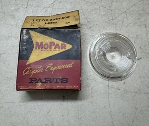 1961 Dodge NOS Clear Front Turn Signal Lamp Lens Polara Dart Seneca 1962 880 61 - Picture 1 of 1