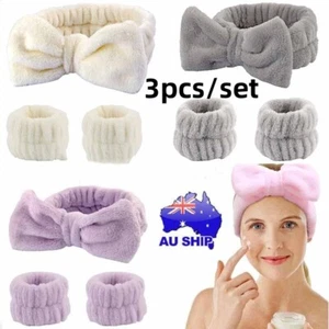 Absorbent Spa Wrist Washband Spa Headband Face Wash Wristbands for Washing Face - Picture 1 of 17