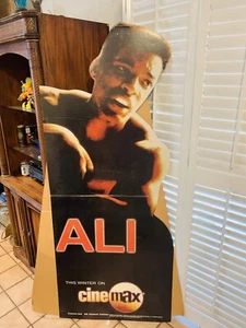 Very Rare Muhammad “ALI” Will Smith Display Promo Standee Cinemax Cable Channel - Picture 1 of 2