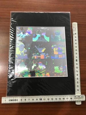 1 Hologramm Bild Weihnachten 3 mit Baum Rentieren usw,  Holographie 3D (HOF-11) - Bild 1 von 4