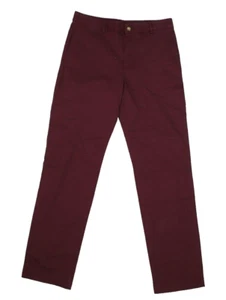 Polo Ralph Lauren Straight Fit Flex Abrasion Twill Pants Maroon Youth Boys 18 - Picture 1 of 12