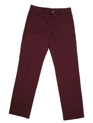 Polo Ralph Lauren Straight Fit Flex Abrasion Twill Pants Maroon Youth Boys 18 - Image 1 of 4