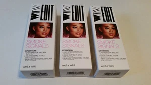 3 WnW Edit Smoke Signals Kit Wet n Wild Lash Renegade Mascara Mega Last Eyeliner - Picture 1 of 3