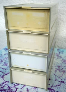 400 GEPE Quickpoint Diarahmen / slides, glaslos in vier 2 x 50 Leitz Magazinen - Photo 1/4