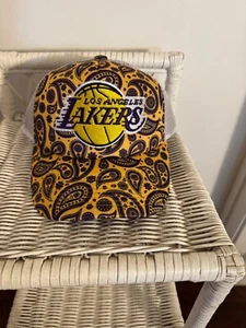 Adult NWOT "Los Angeles Lakers, purple/gold adjustable cap. - Picture 1 of 2