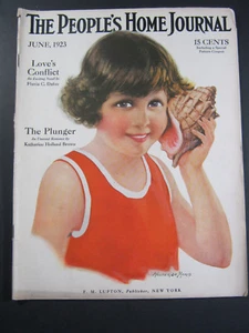 1923 PEOPLE'S HOME JOURNAL MAGAZINE MARIS COVER    - Picture 1 of 8