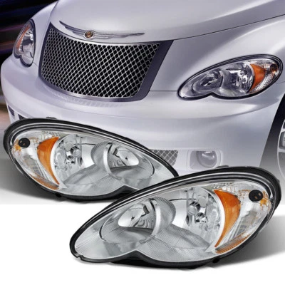 2006 2007 2008 2009 2010 Chrysler PT Cruiser Headlights Headlamps Left+Right Set Foto 1 de 4