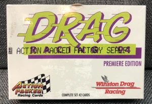 1994 Action Packed Drag Racing Premiere Edition 42 Card Set Sealed New - Picture 1 of 2