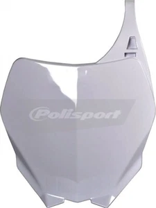 Polisport - 8658100001 Front Number Plate White For Yamaha YZ125/YZ250 2005-2014 - Picture 1 of 1
