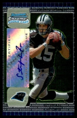2005 Bowman Chrome Stefan LeFors Rookie Auto Carolina Panthers #258 - Image 1 of 2