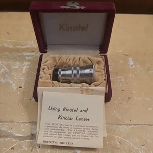 Kinotel 1 1/2” F3.5 8mm Movie Camera lens C In Case - Picture 1 of 8
