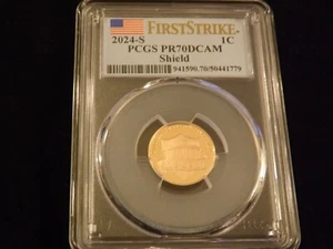 2024-S   Penny   First Strike         PCGS PR 70 DCAM - Picture 1 of 2