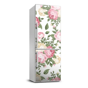 3D Refrigerator Kitchen Removable Sticker Living room Flowers Plant Roses - Picture 1 of 9