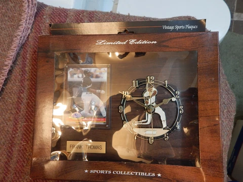 Frank Thomas 1993 Donruss Long Ball Leader Sports Plaque clock Cover