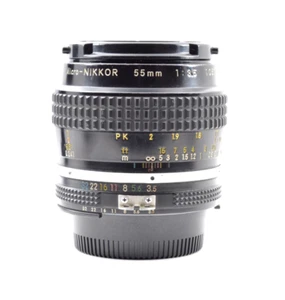 【Top Mint】Nikon Ai Micro Nikkor 55mm f/3.5 Macro Prime Lens  from JAPAN #1870 - Picture 1 of 11