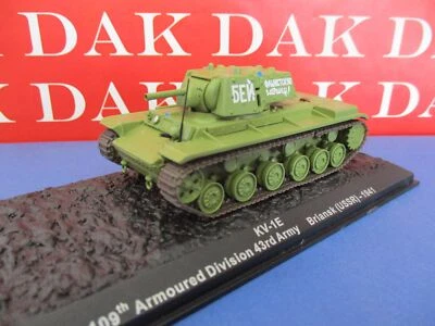 Diecast 1/72 Modellino Carro Armato Tank KV-1E 109th Arm.Div. 43rd Army 1941 - Immagine 1 di 4